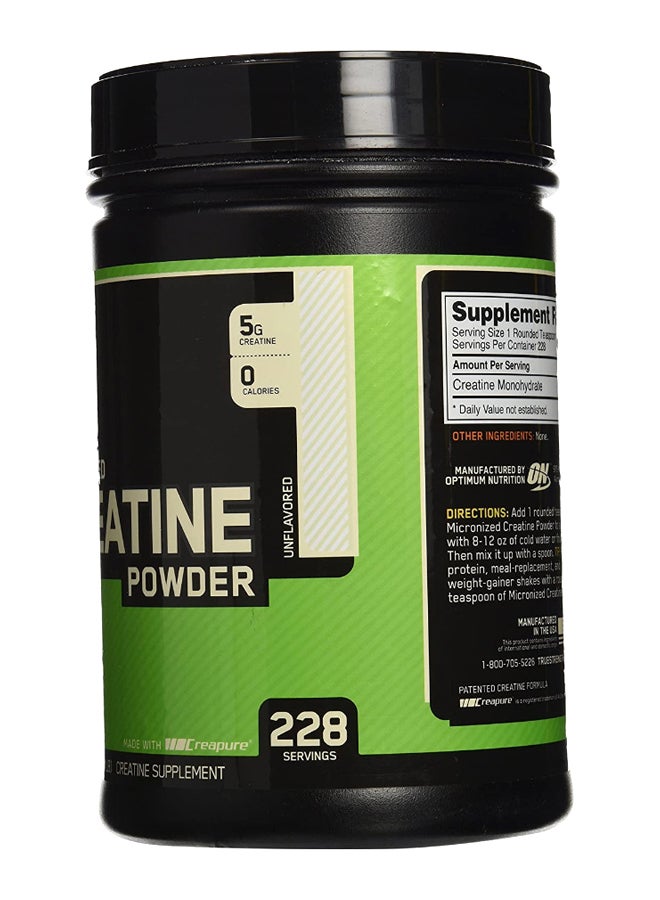 Micronized Creatine Post-Workout Powder - Unflavoured - 228 Servings