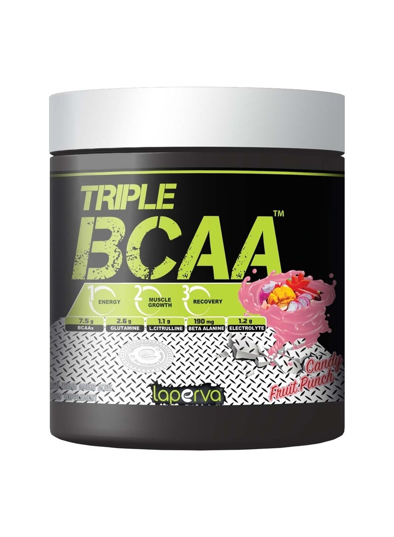 Triple BCAA Fruit Punch Flavor 30 Servings