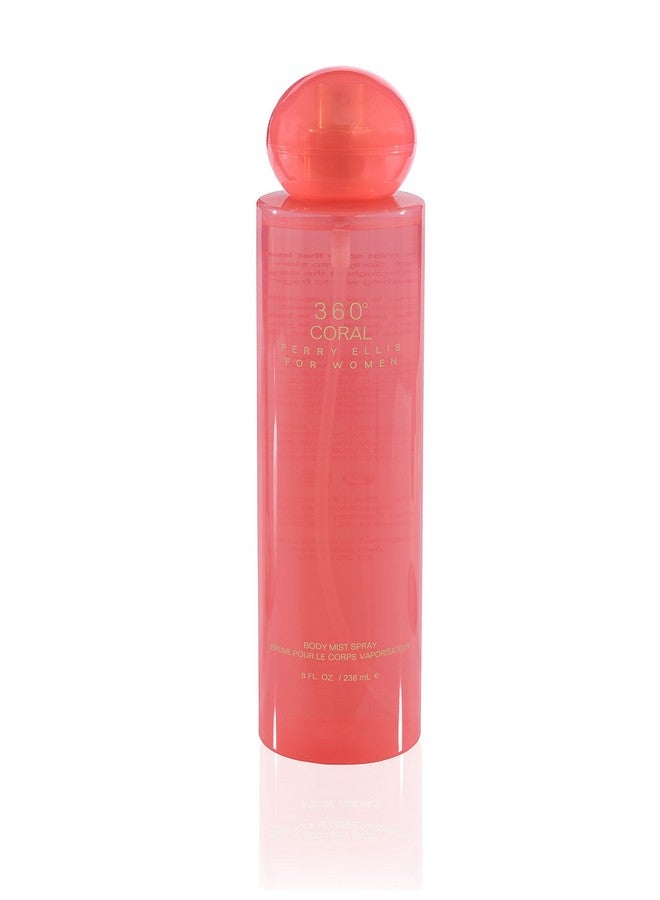 360 Coral For Women 8.0 Fl Oz Body Mist Clean