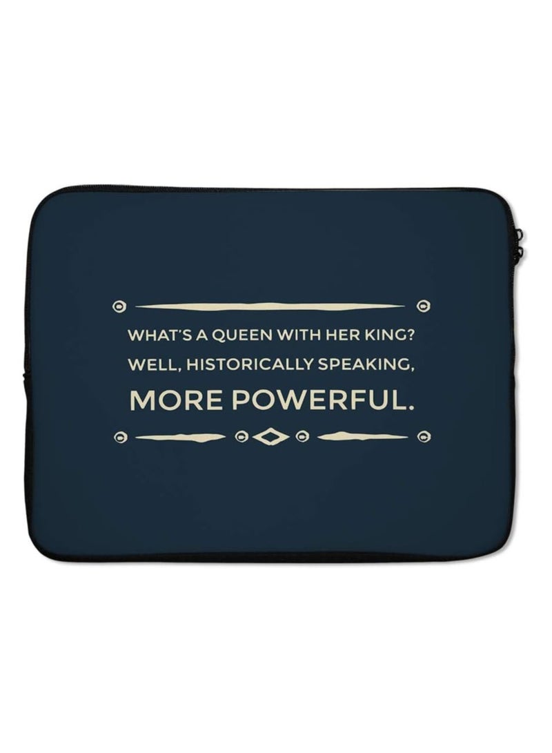 Powerful Queen And King Laptop Sleeve