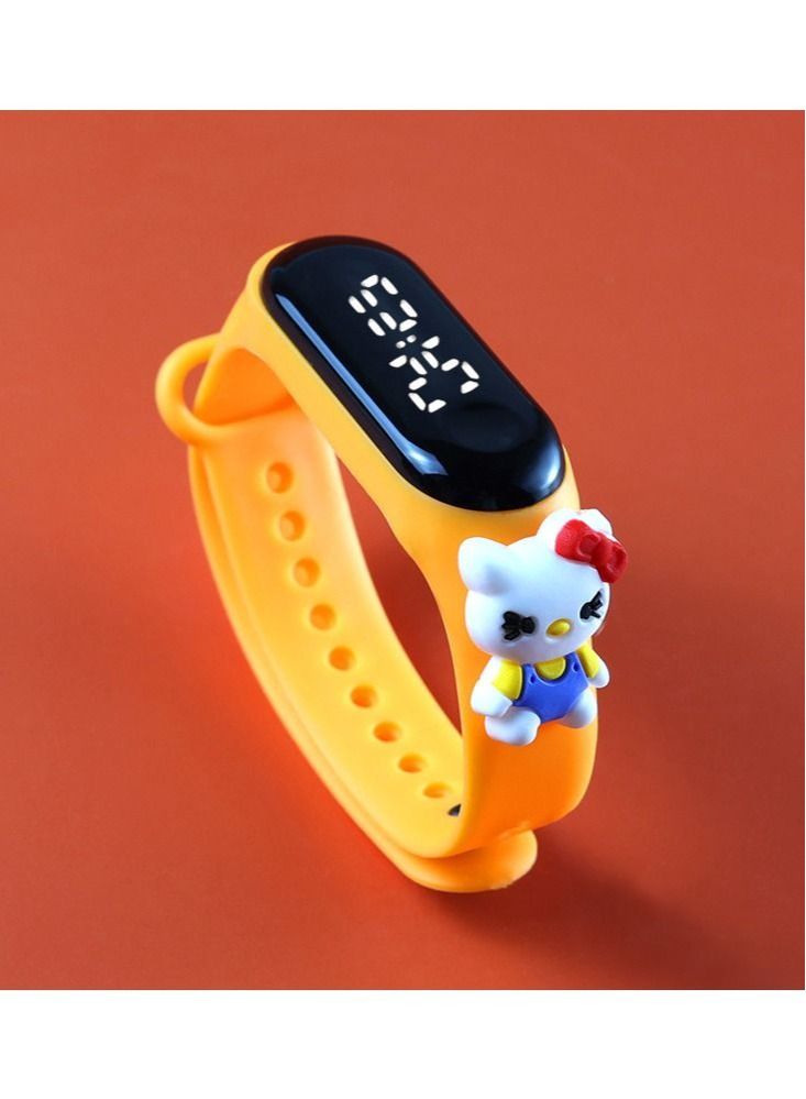 Kids' Water Resistant Silicone Digital Watch 6PCS