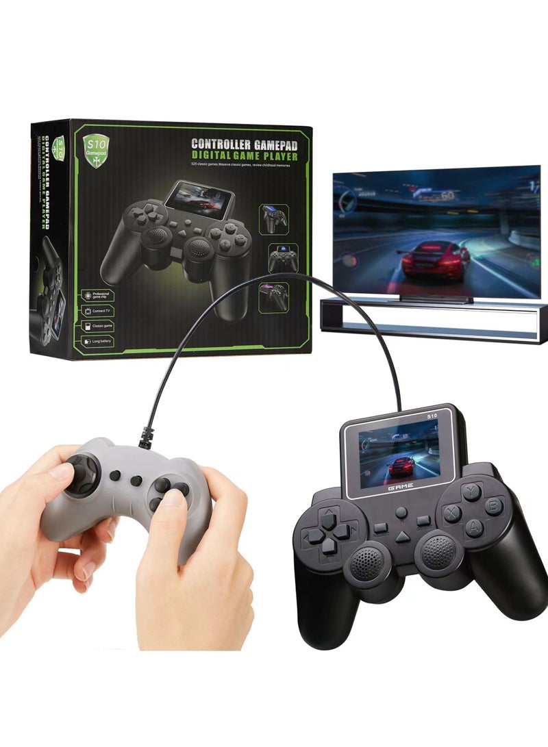 New games remote control controller handheld S10 controller and screen are integrated connected to a TV duo battle retro game console