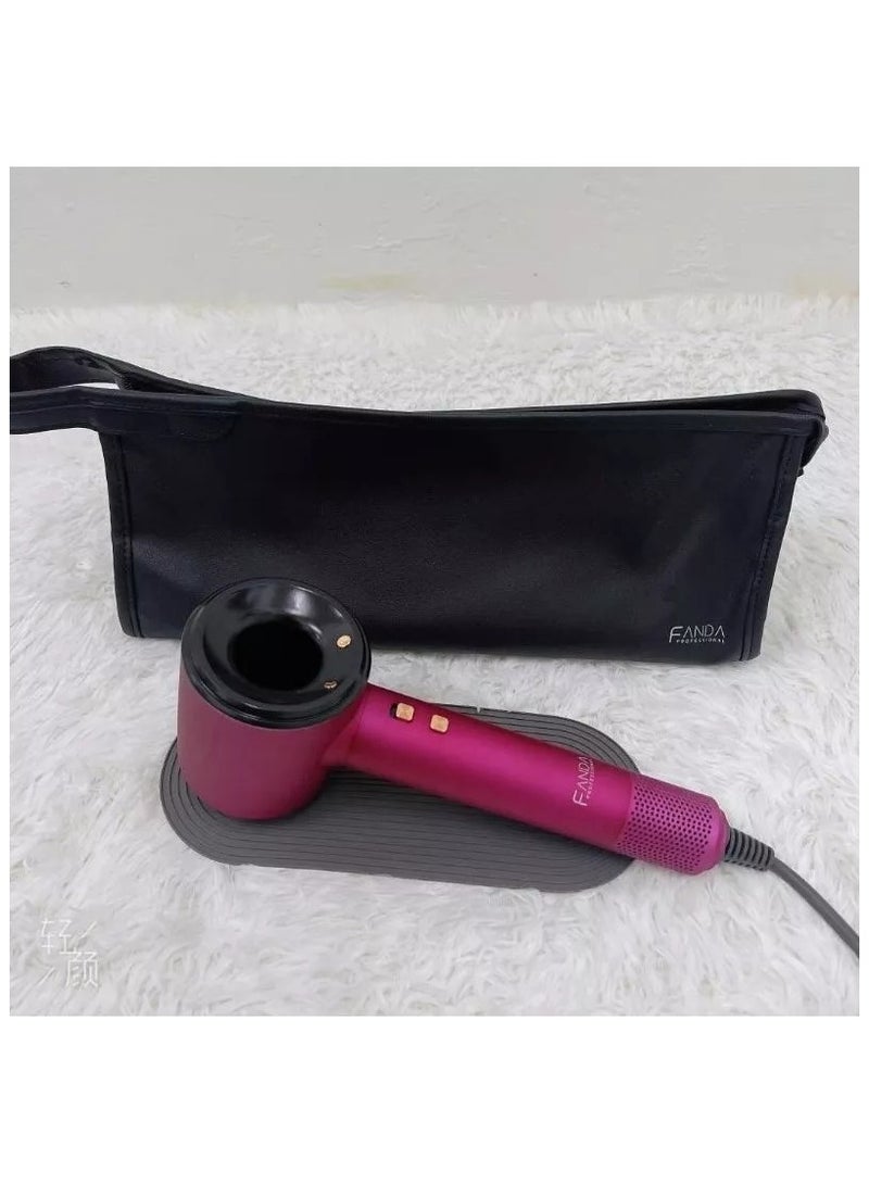 Fanda Pvc Storage Bag for hair dryer (Black Colour）