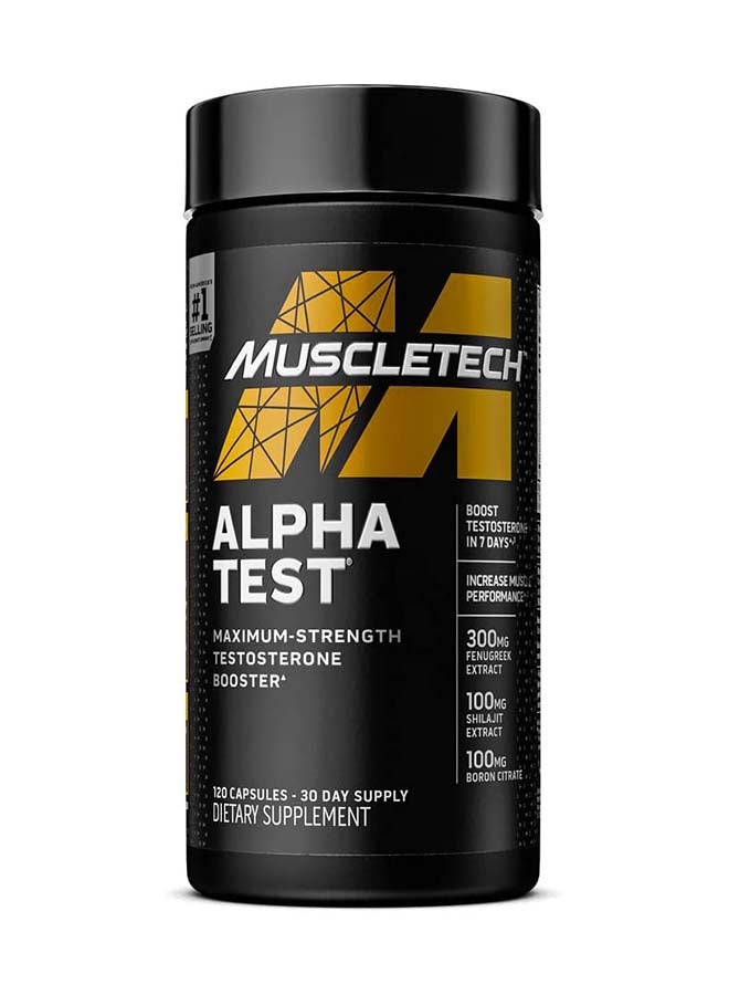 Pro Series Alphatest MaxStrength Testosterone Booster 120 Capsules