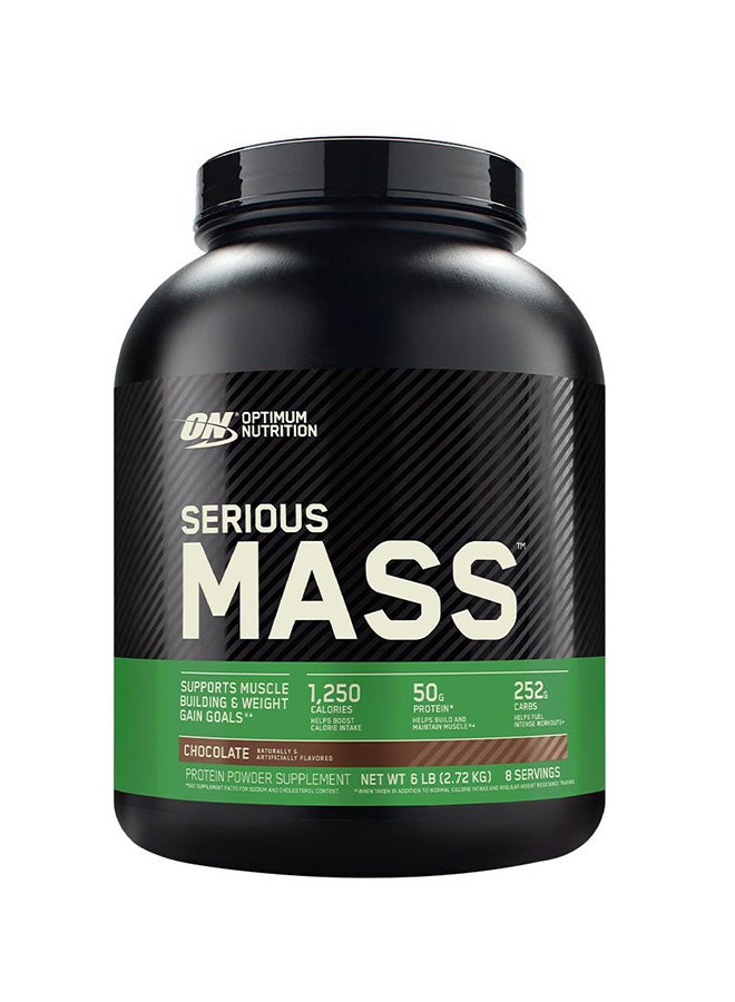 Serious Mass Chocolate 6 lbs-2.72 Kg, 8 Servings