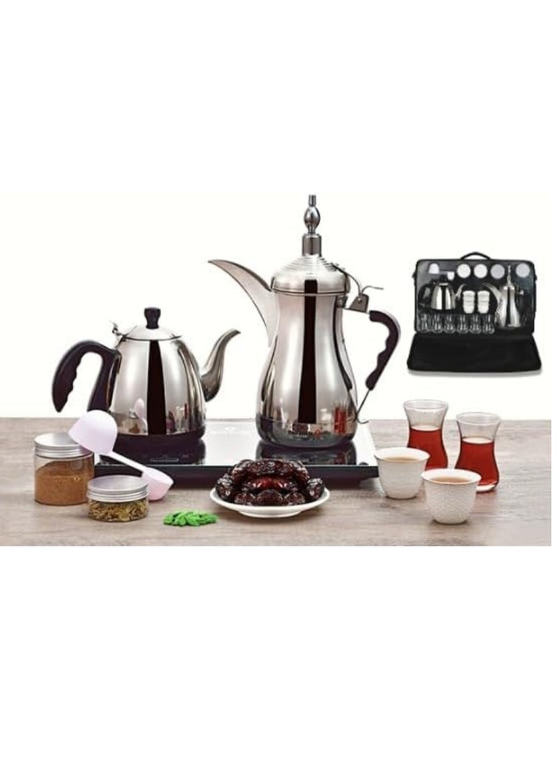 Arabic Coffee Maker with Glass and Accessories GA-C94847