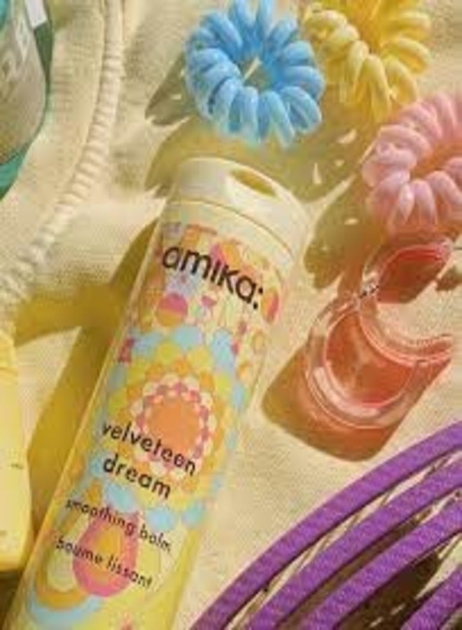 AMIKA Velveteen Dream Smoothing Balm 200ml – Anti-Frizz, Heat-Activated Hair Styling Balm for Long-Lasting Smoothness, Shine, and Humidity Protection – Lightweight Formula for Silky, Frizz-Free Hair