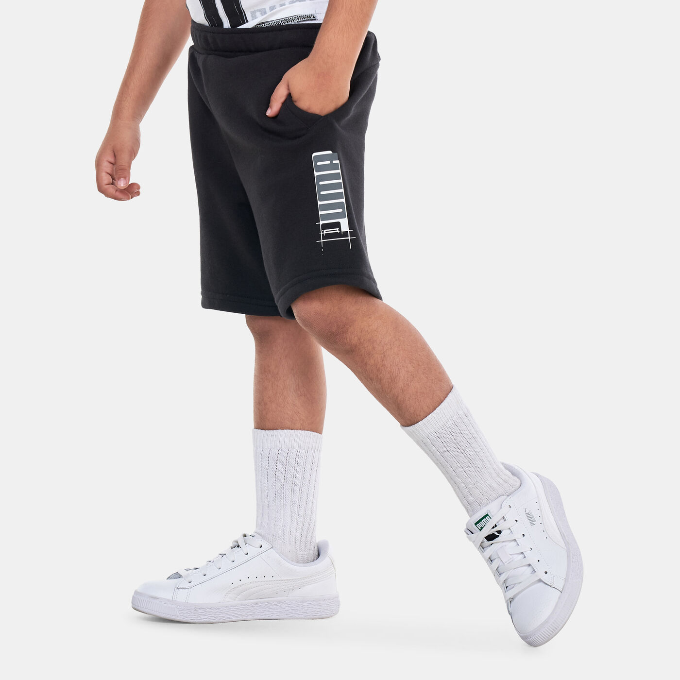 Kids' Essentials+ Logo Lab Shorts