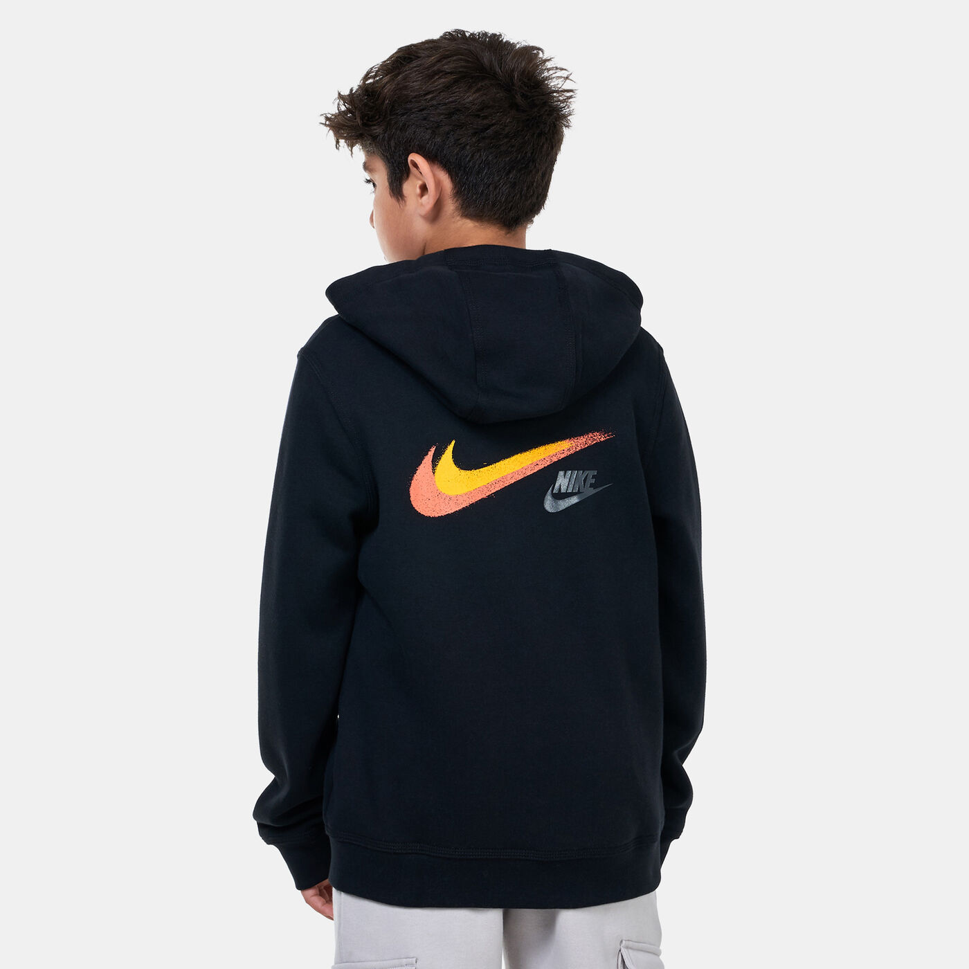 Kids' Sportswear Fleece Graphic Full-Zip Hoodie