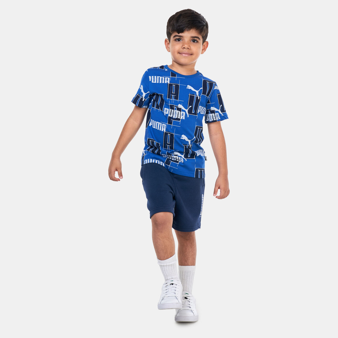 Kids' Essentials+ Logo Lab Allover Print T-Shirt