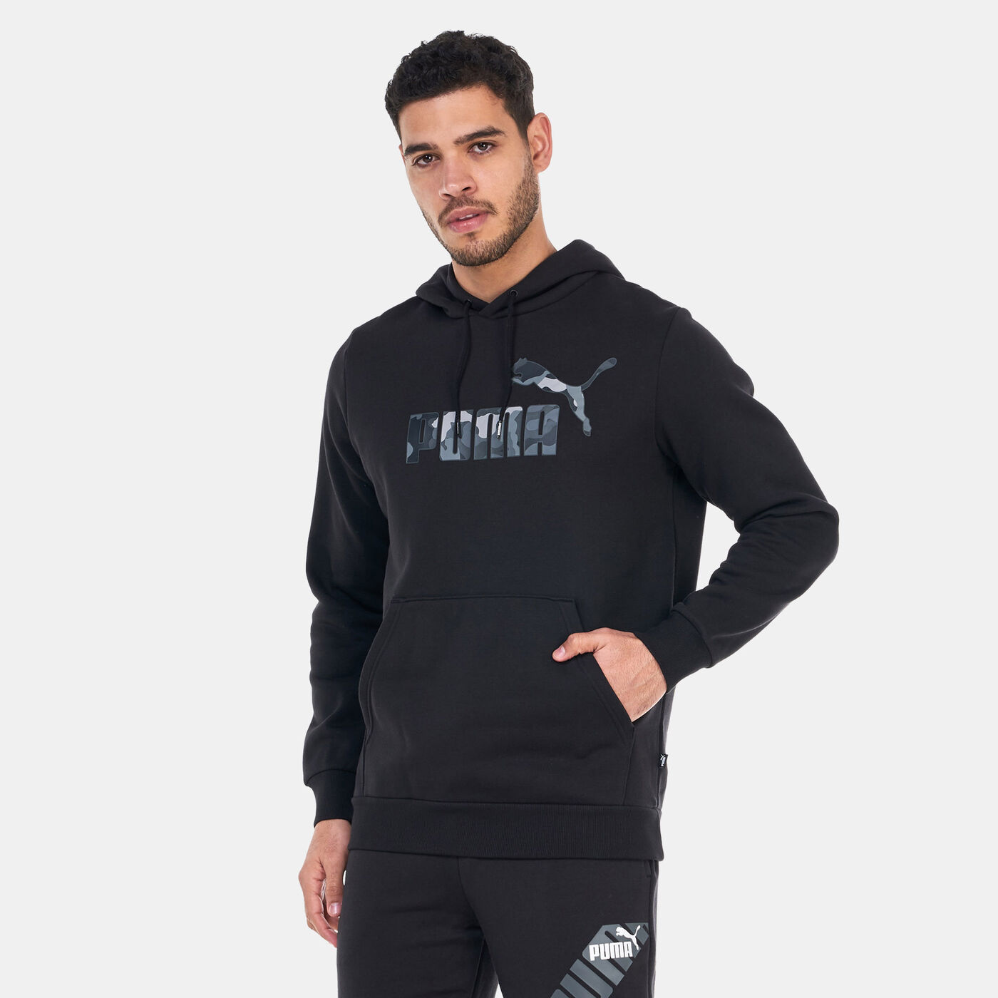 Men's Essentials+ Camo Graphic Hoodie