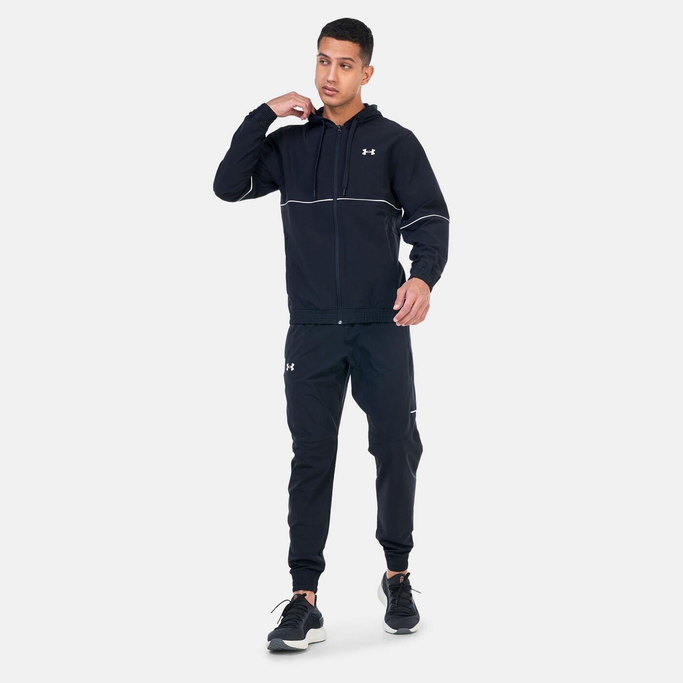 Men's Zone Full-Zip Basketball Hoodie