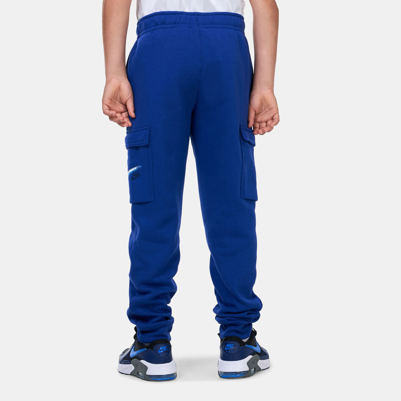 Kids' Sportswear Fleece Graphic Cargo Trousers