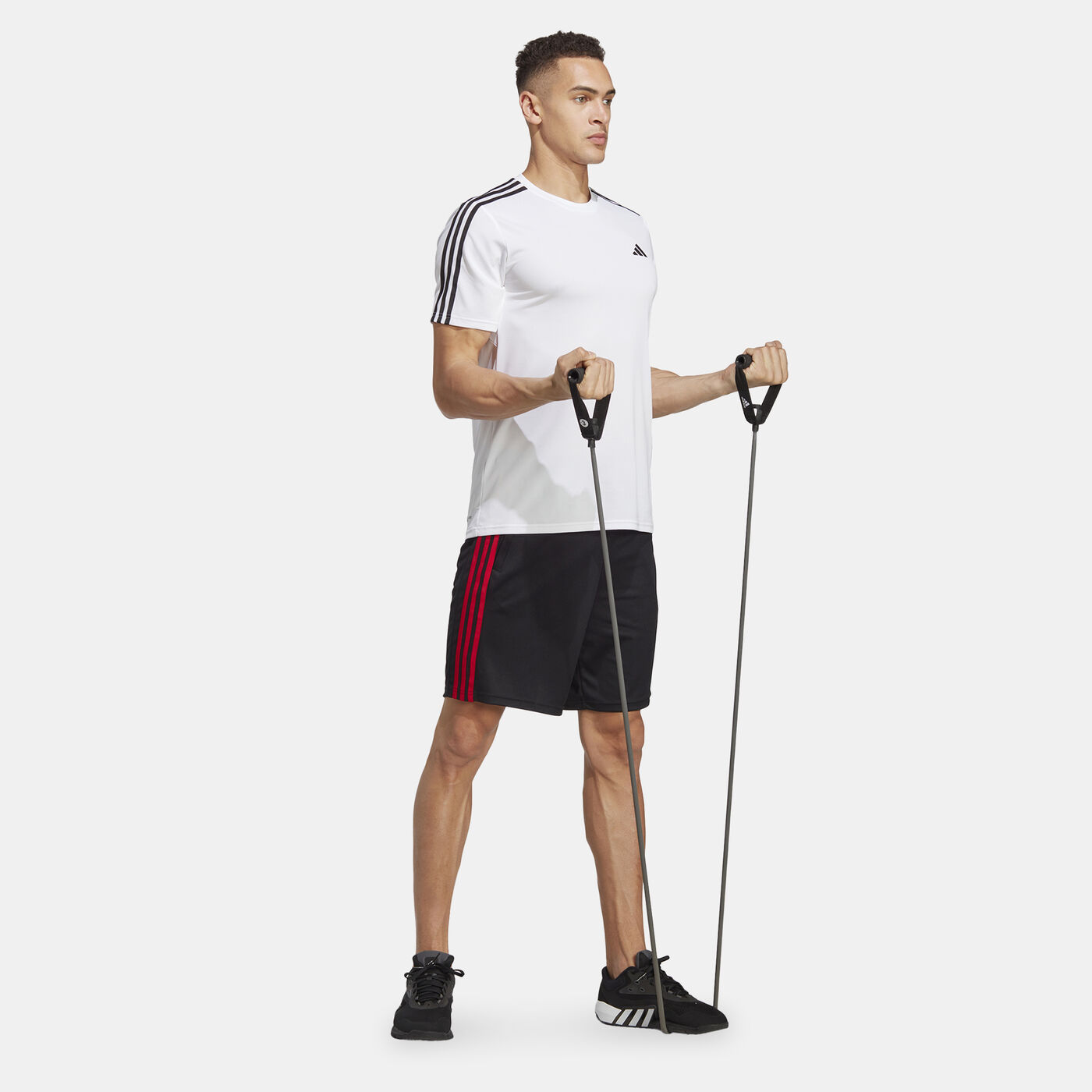 Men's Train Essentials Pique 3-Stripes Training Shorts