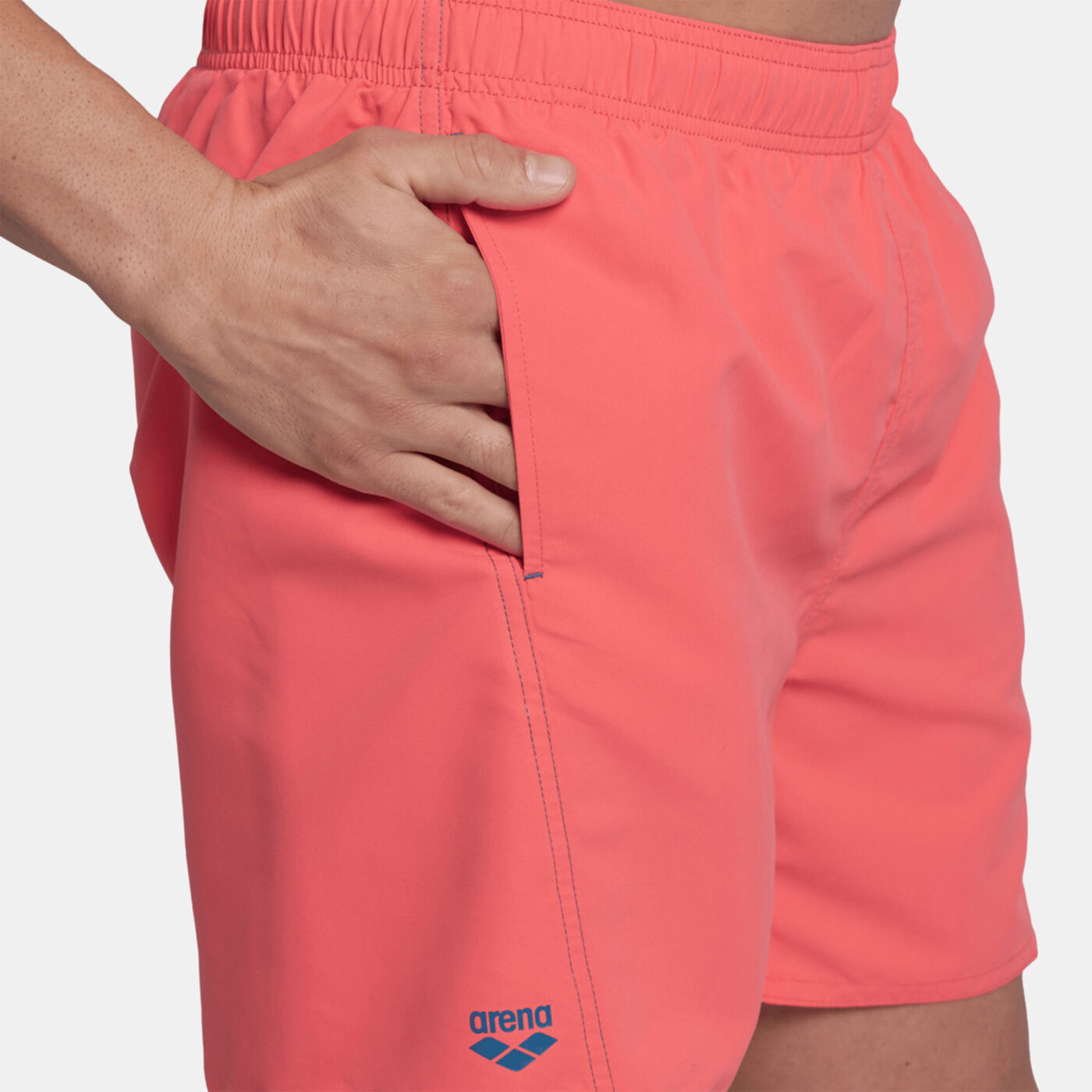 Men's Fundamentals Logo Boxer Swimming Shorts