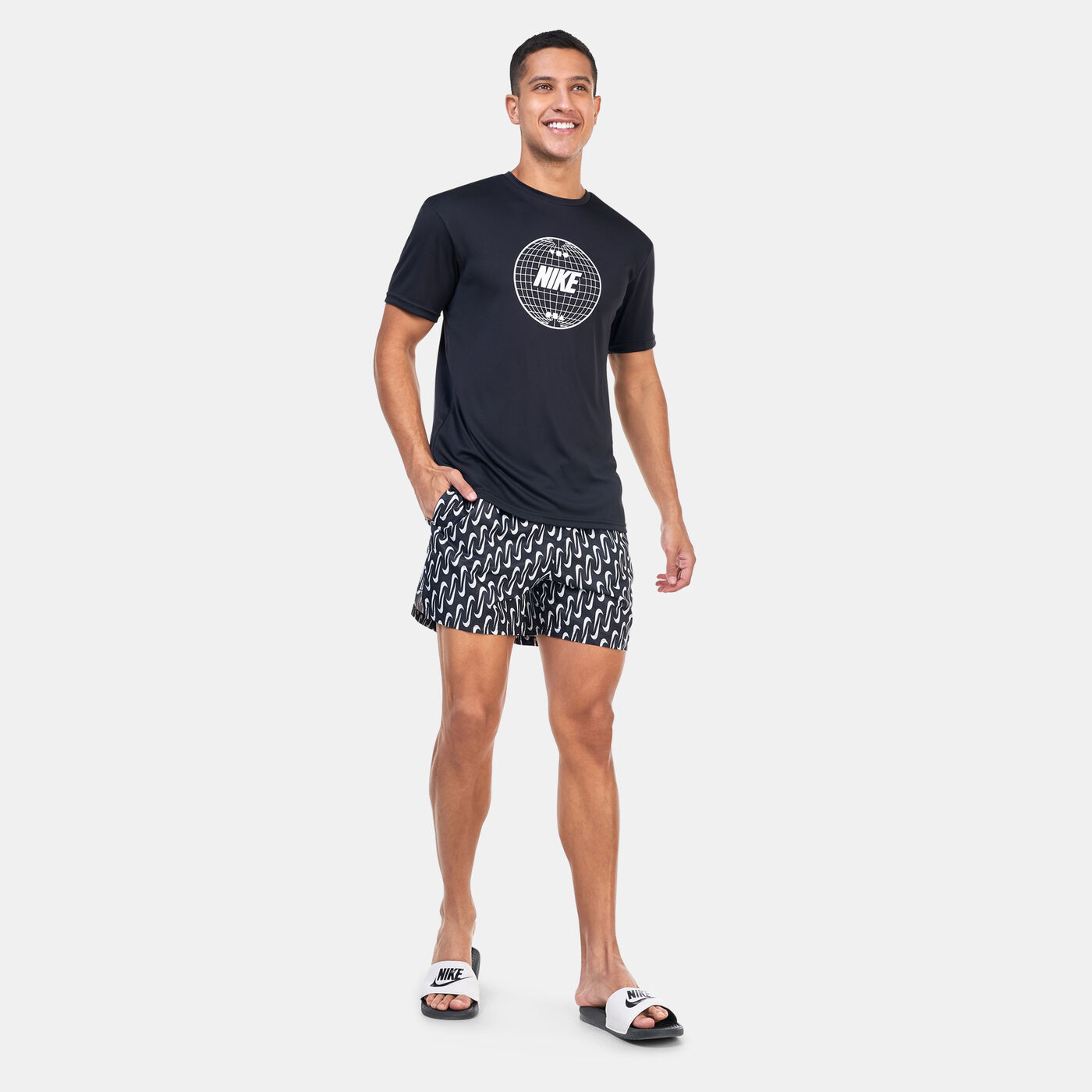 Men's Printed Volley Swimming Shorts