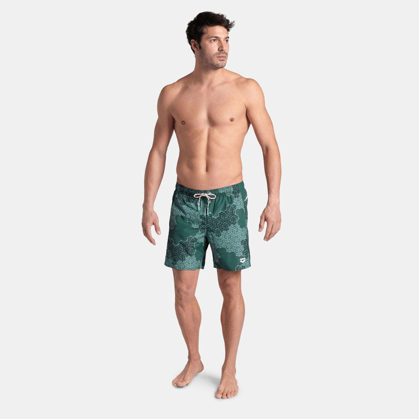 Men's Logo Printed Swimming Shorts