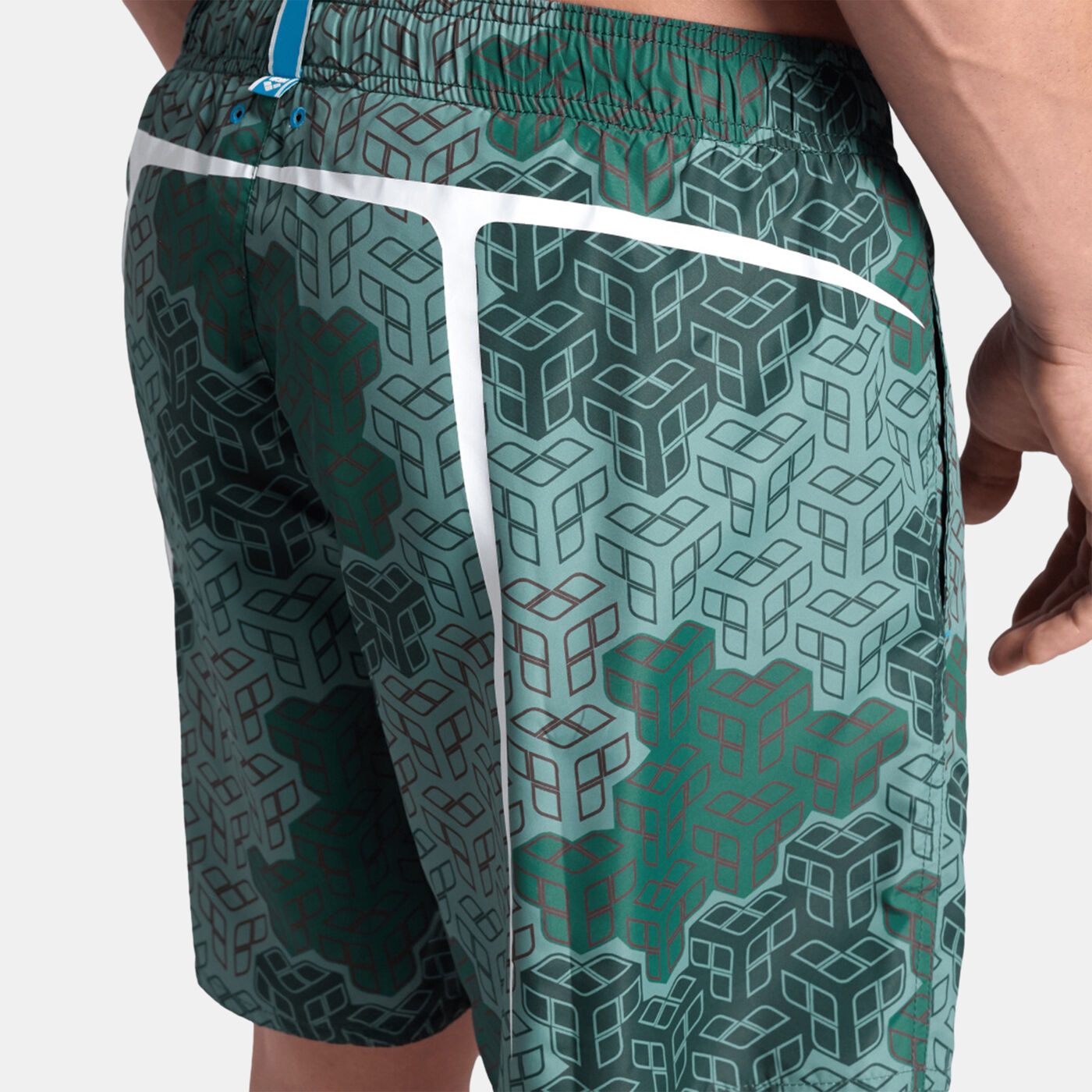 Men's Logo Printed Swimming Shorts