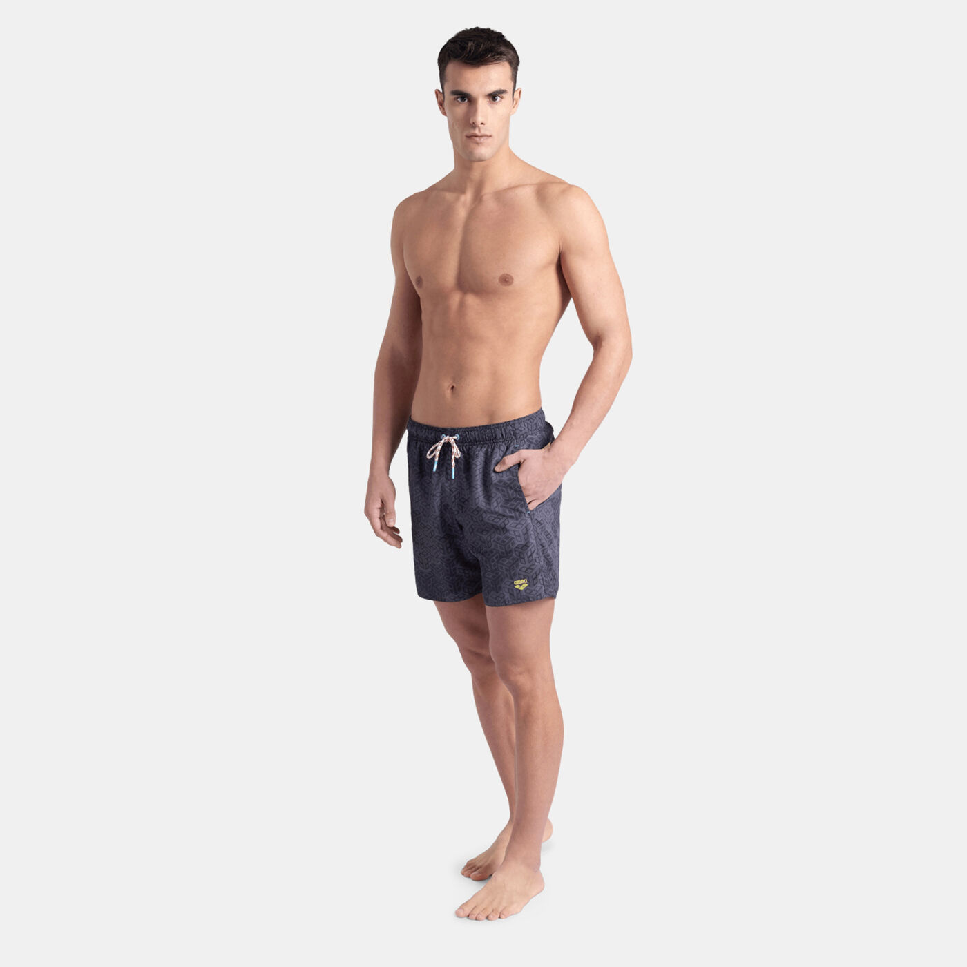 Men's Logo Printed Swimming Shorts
