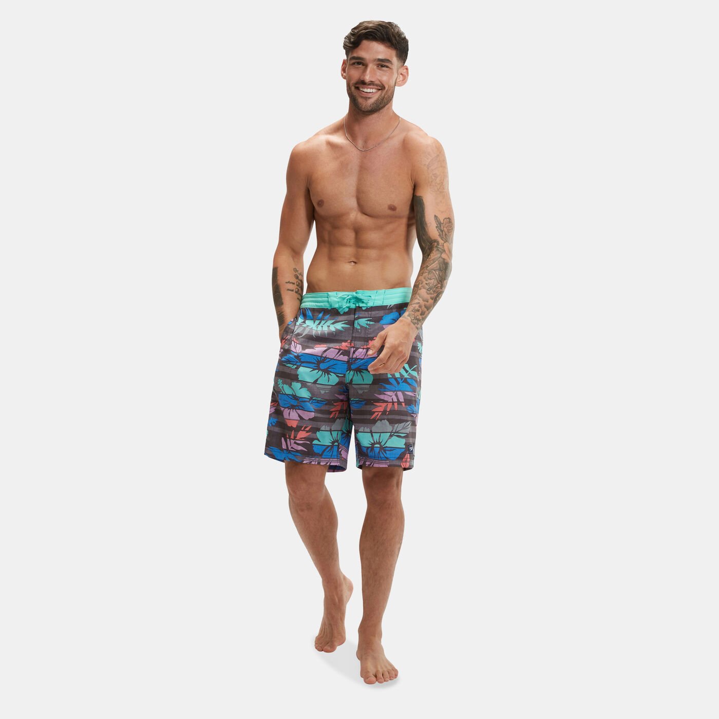 Men's Print Bondi Basin Swimming Shorts