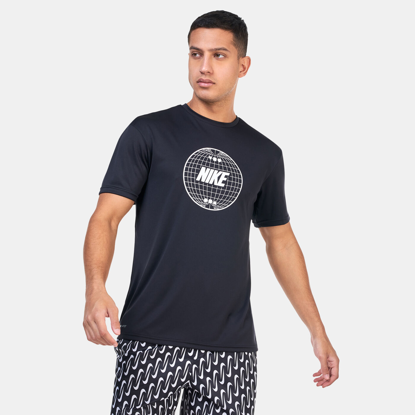 Men's Printed Hydroguard Swimming T-Shirt
