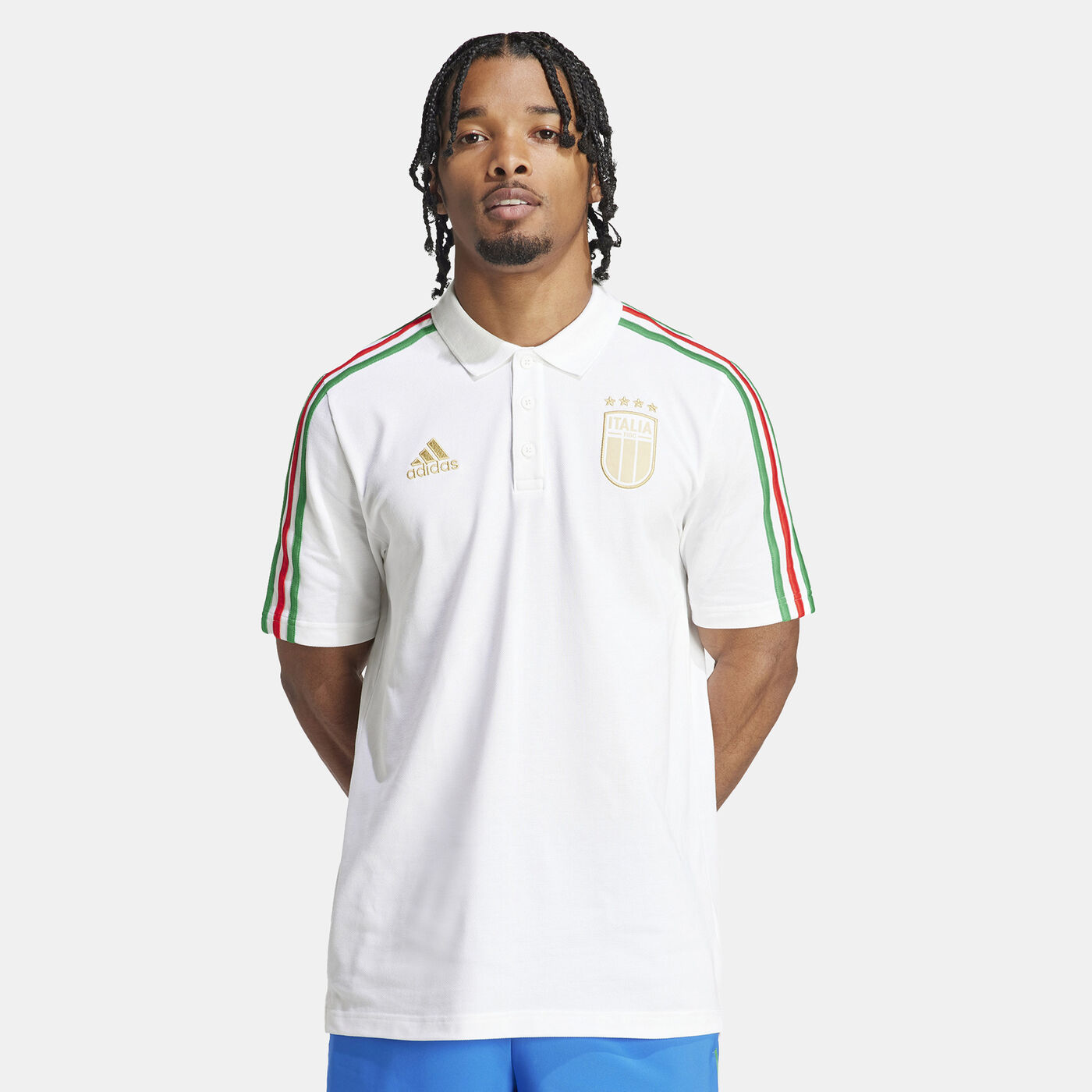 Men's Italy DNA 3-Stripes Polo Shirt