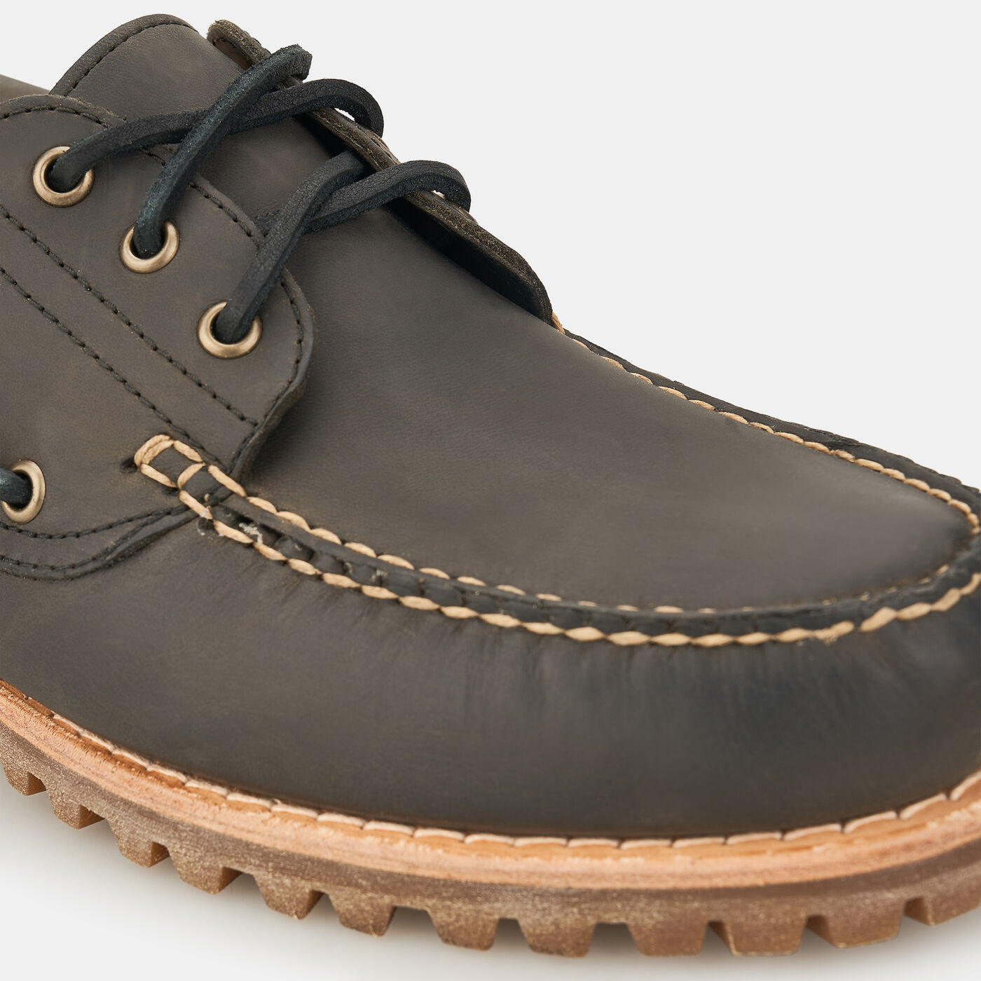 Men's 3-Eye Lug Handsewn Boat Shoe