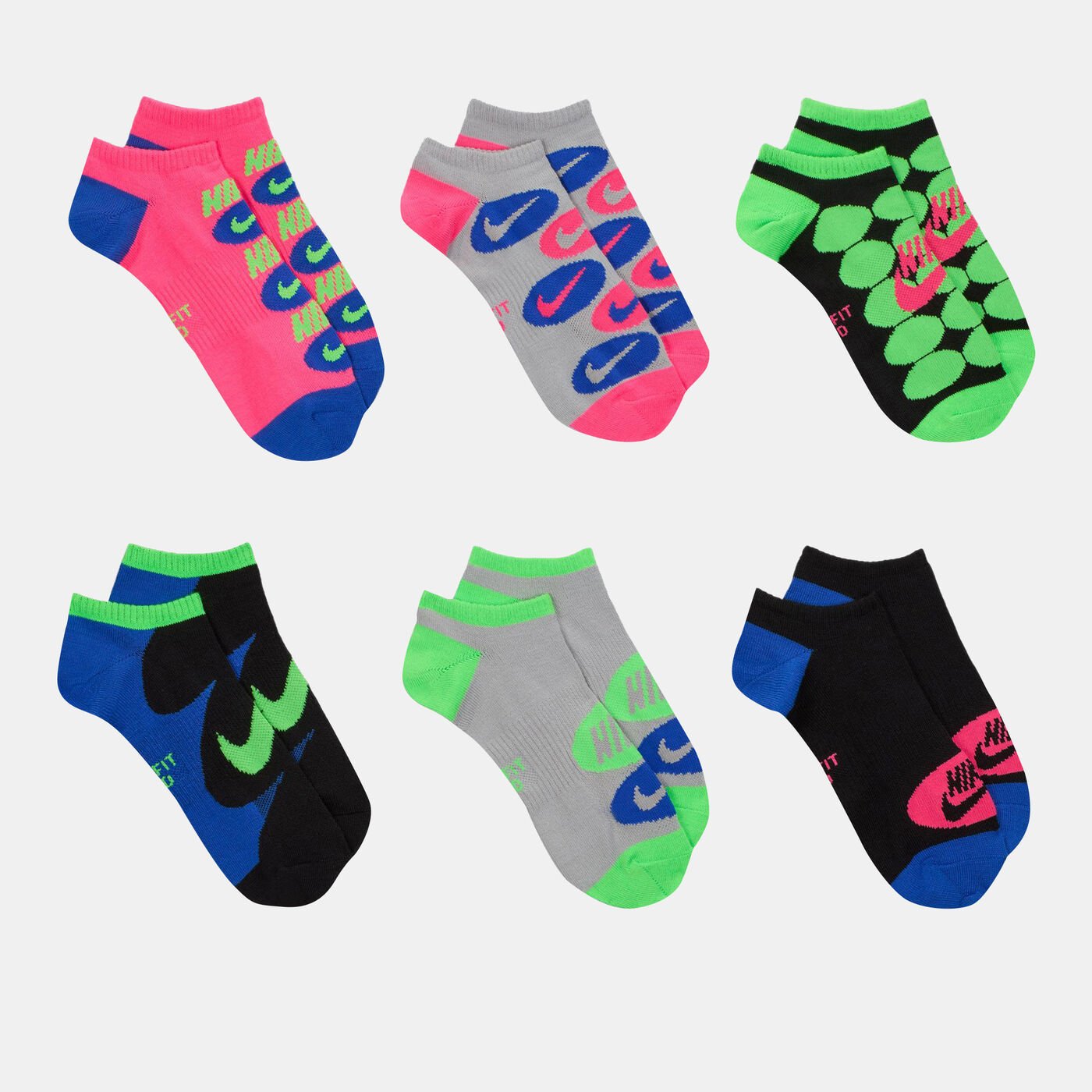 Everyday Lightweight Training No-Show Socks (6 Pairs)