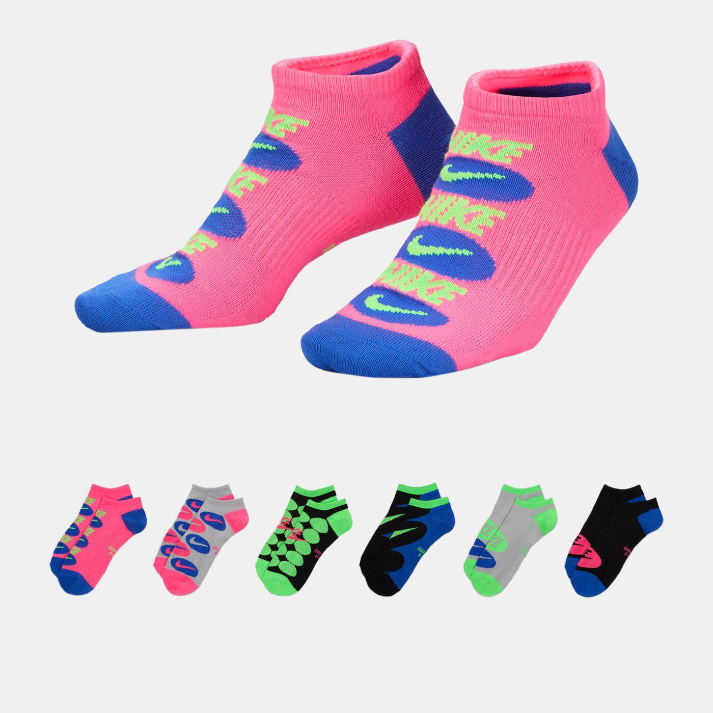 Everyday Lightweight Training No-Show Socks (6 Pairs)
