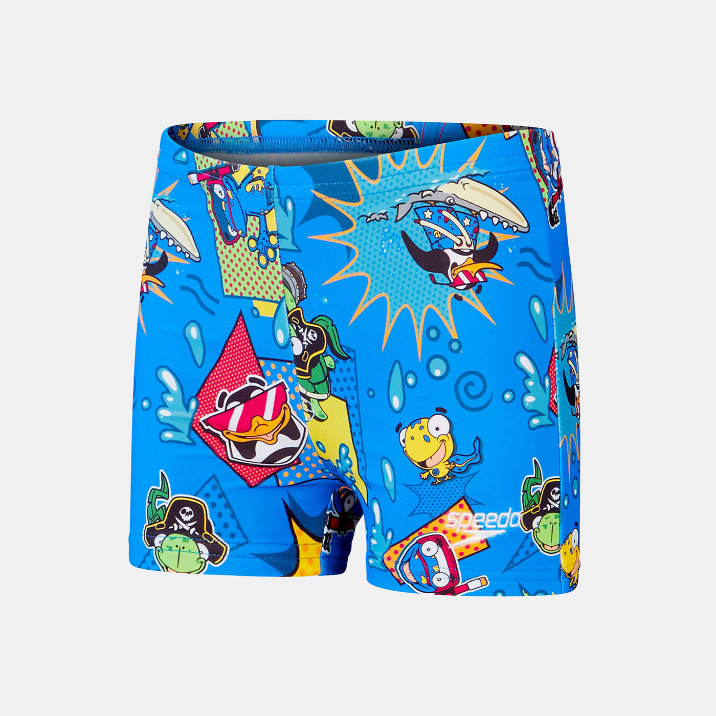 Kids' Learn To Swim All Over Swimming Shorts