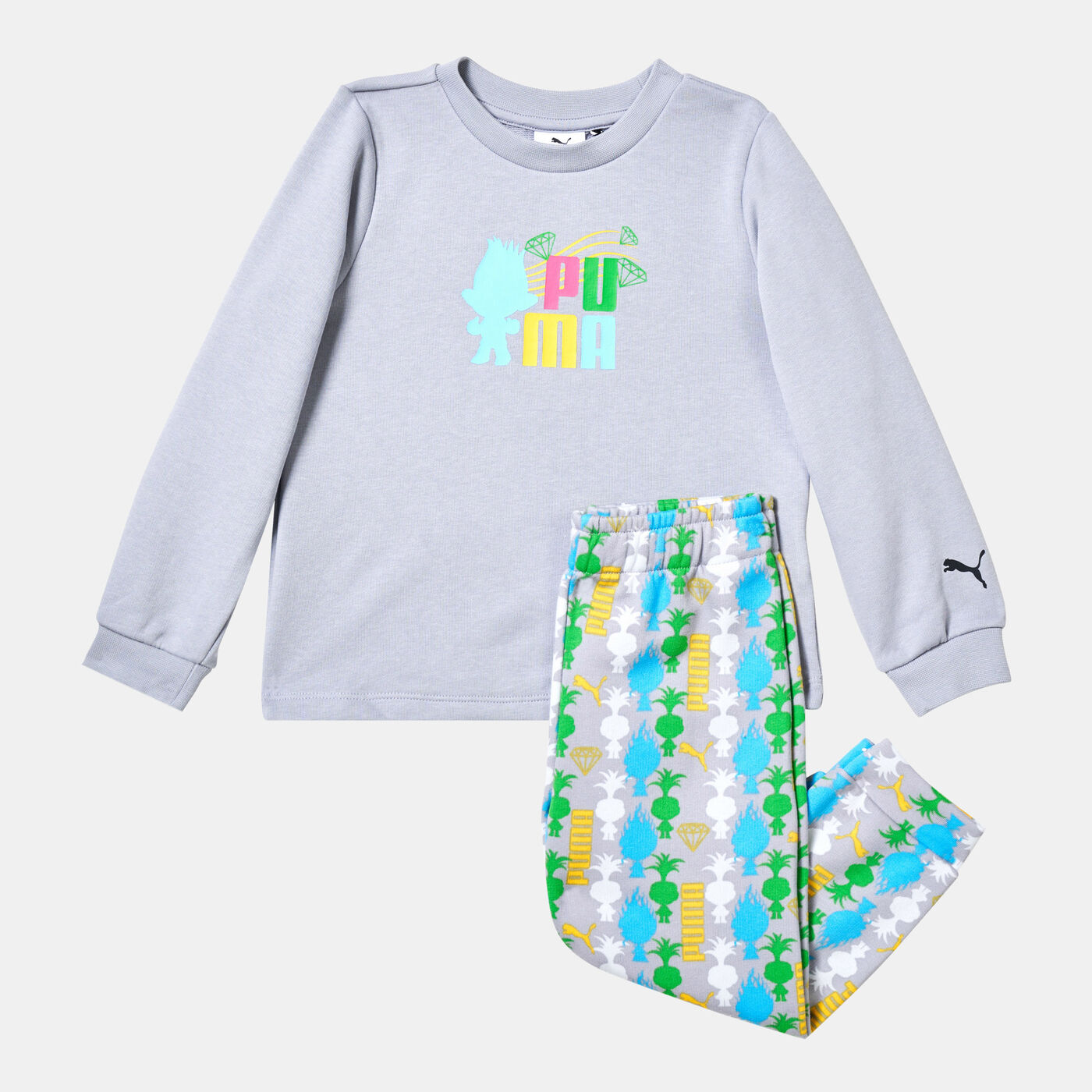 Kids' x Trolls Minicat Sweatshirt and Sweatpants Set