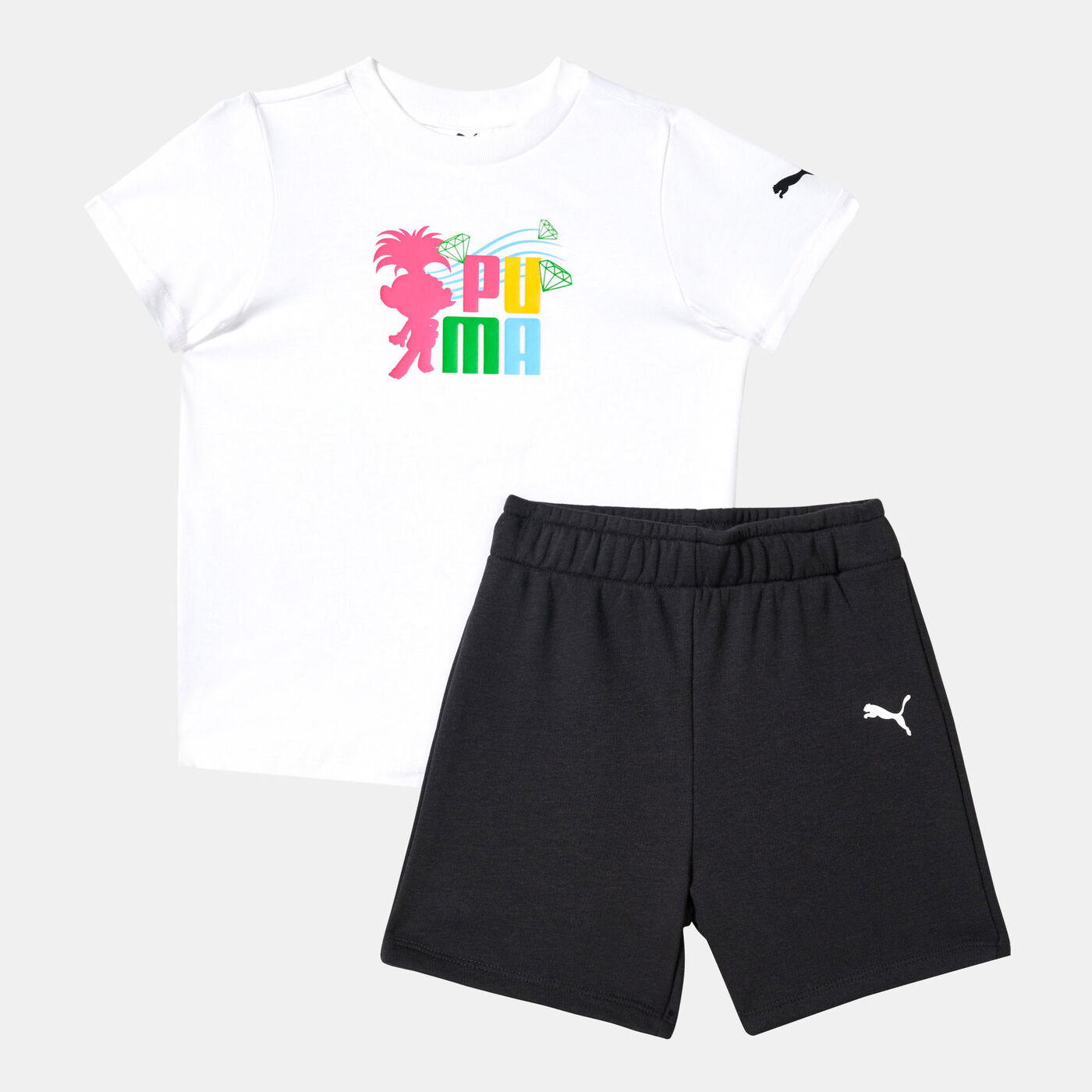 Kids' x Trolls Minicat T-Shirt and Shorts Set