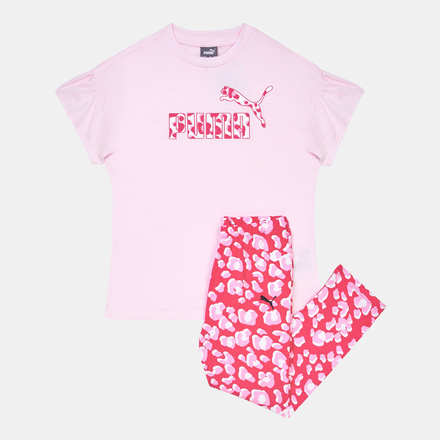 Kids' Animal Minicats T-Shirt and Leggings Set