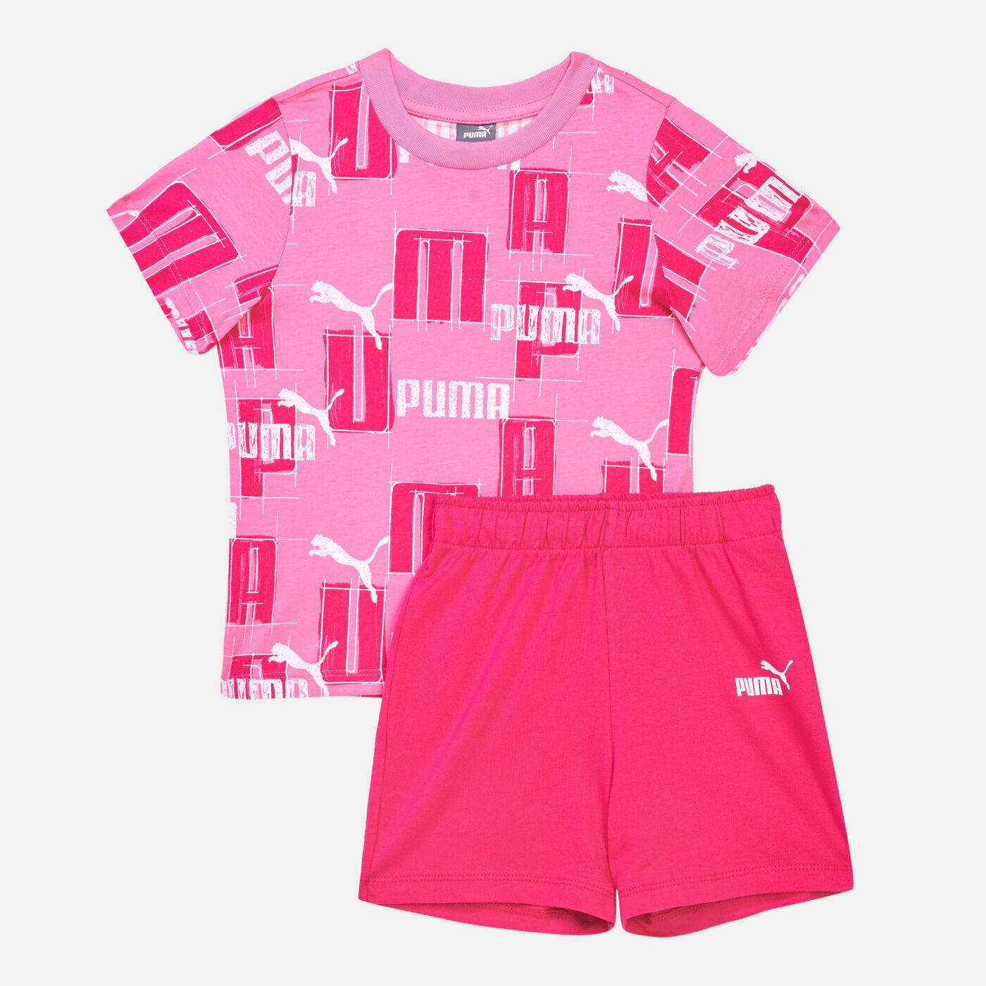 Kids' Minicats Logo Lab T-Shirt and Shorts Set