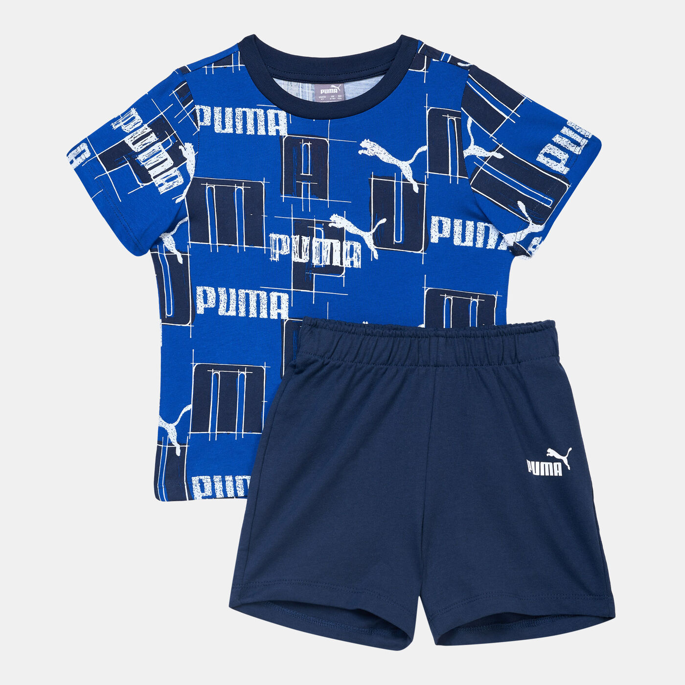 Kids' Minicats Logo Lab T-Shirt and Shorts Set