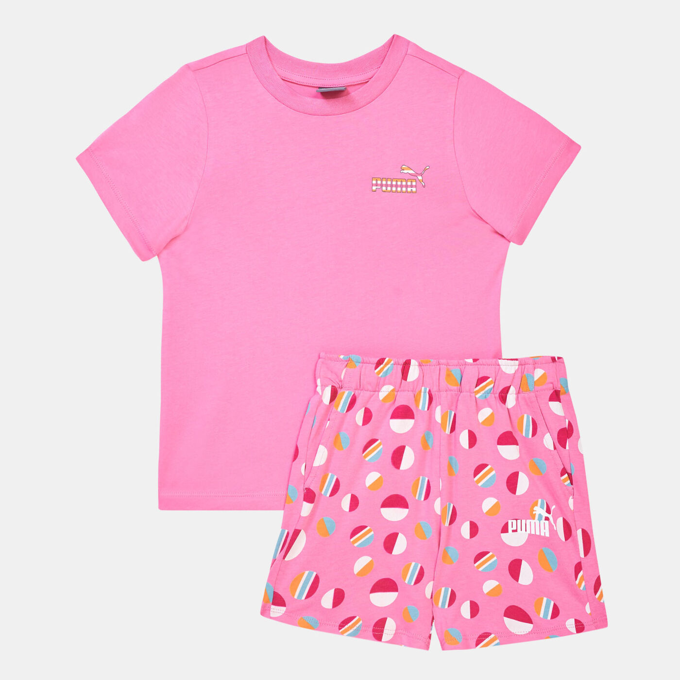 Kids' ESS+ Summer Camp T-Shirt and Shorts Set