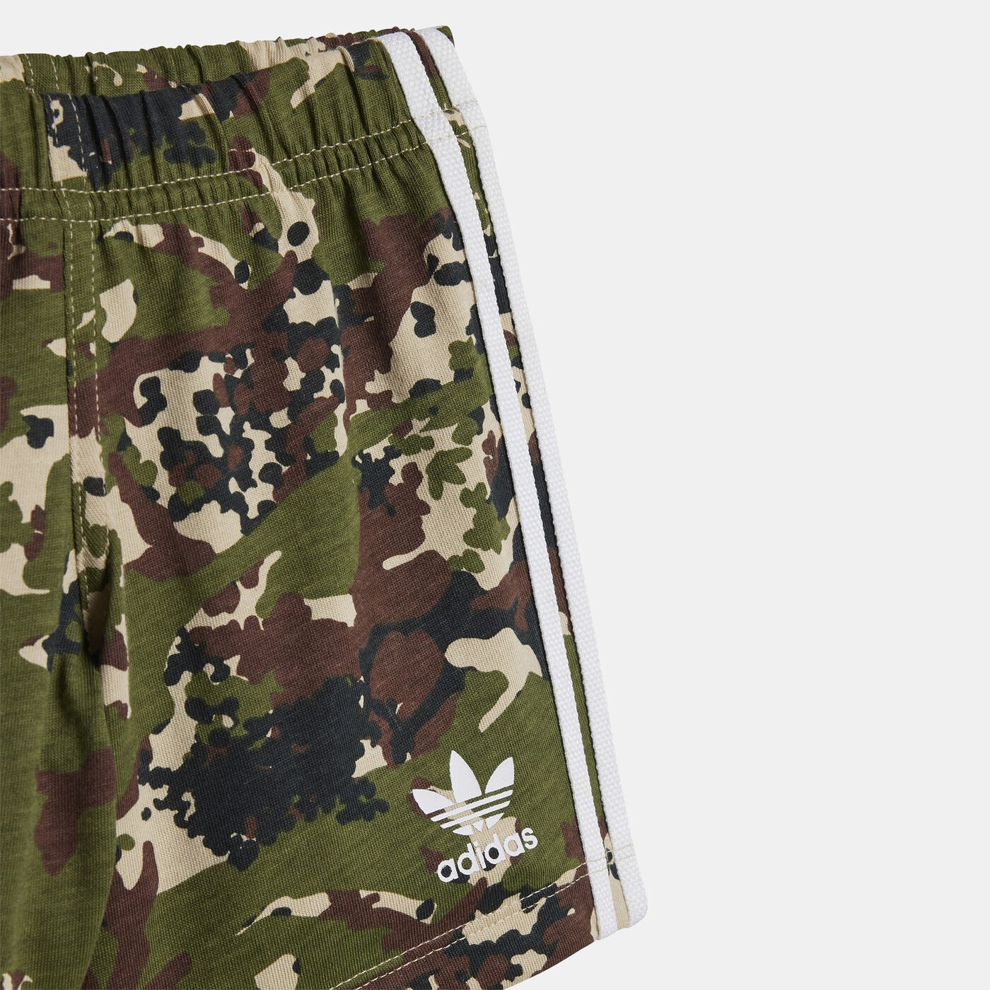 Kids' Camo Print T-Shirt and Shorts Set