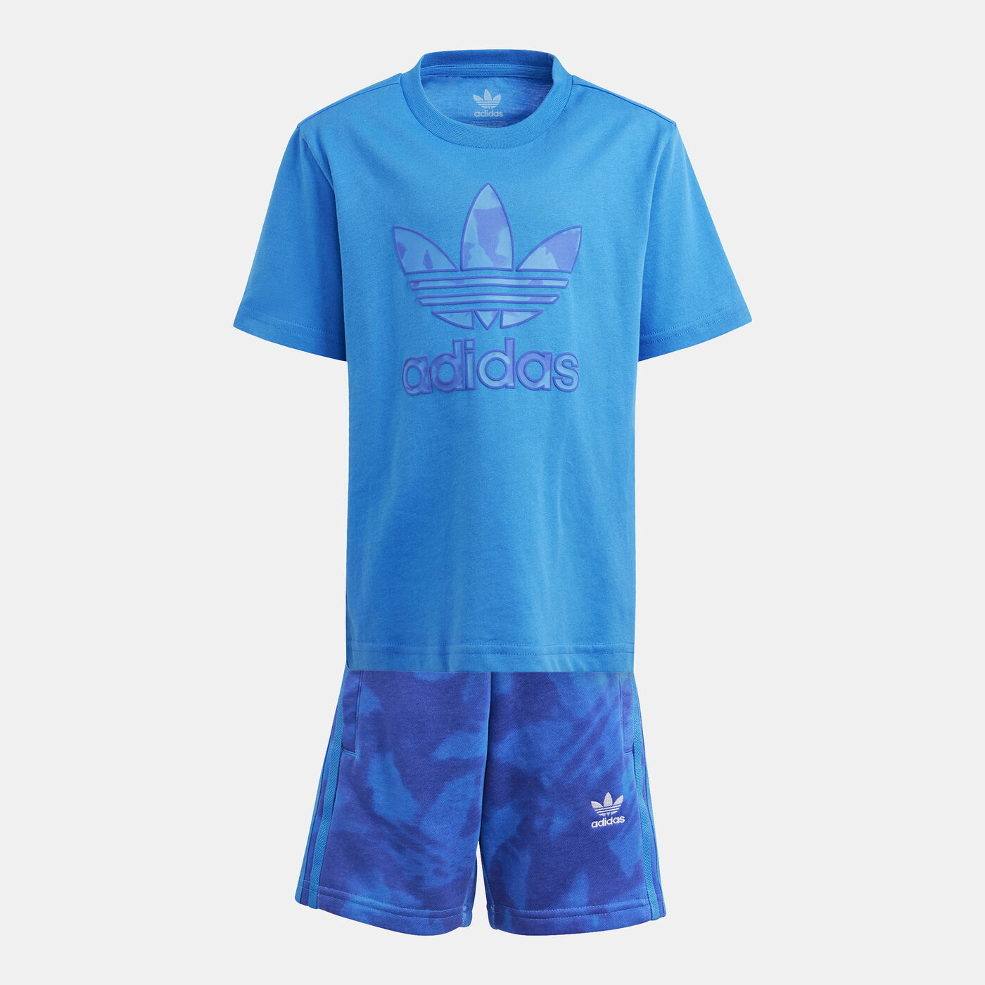 Kids' Summer Printed T-Shirt And Shorts Set