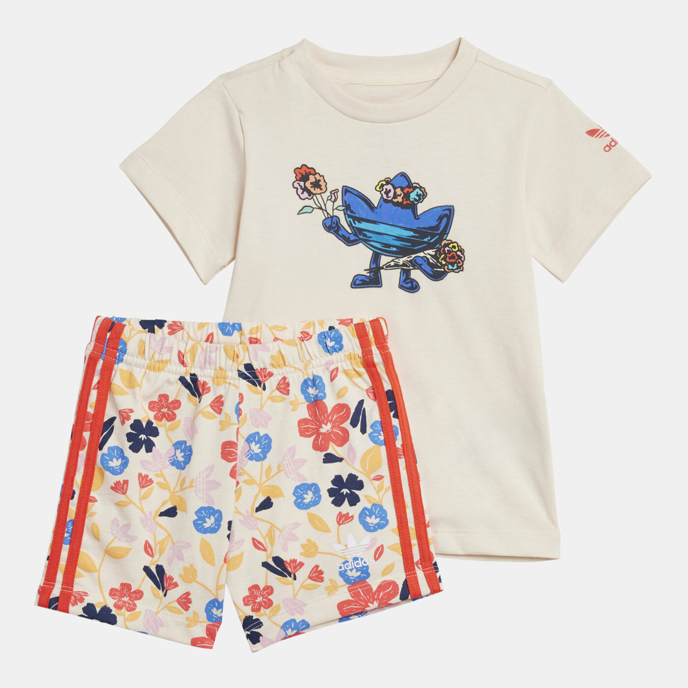 Kids' Floral T-Shirt and Shorts Set
