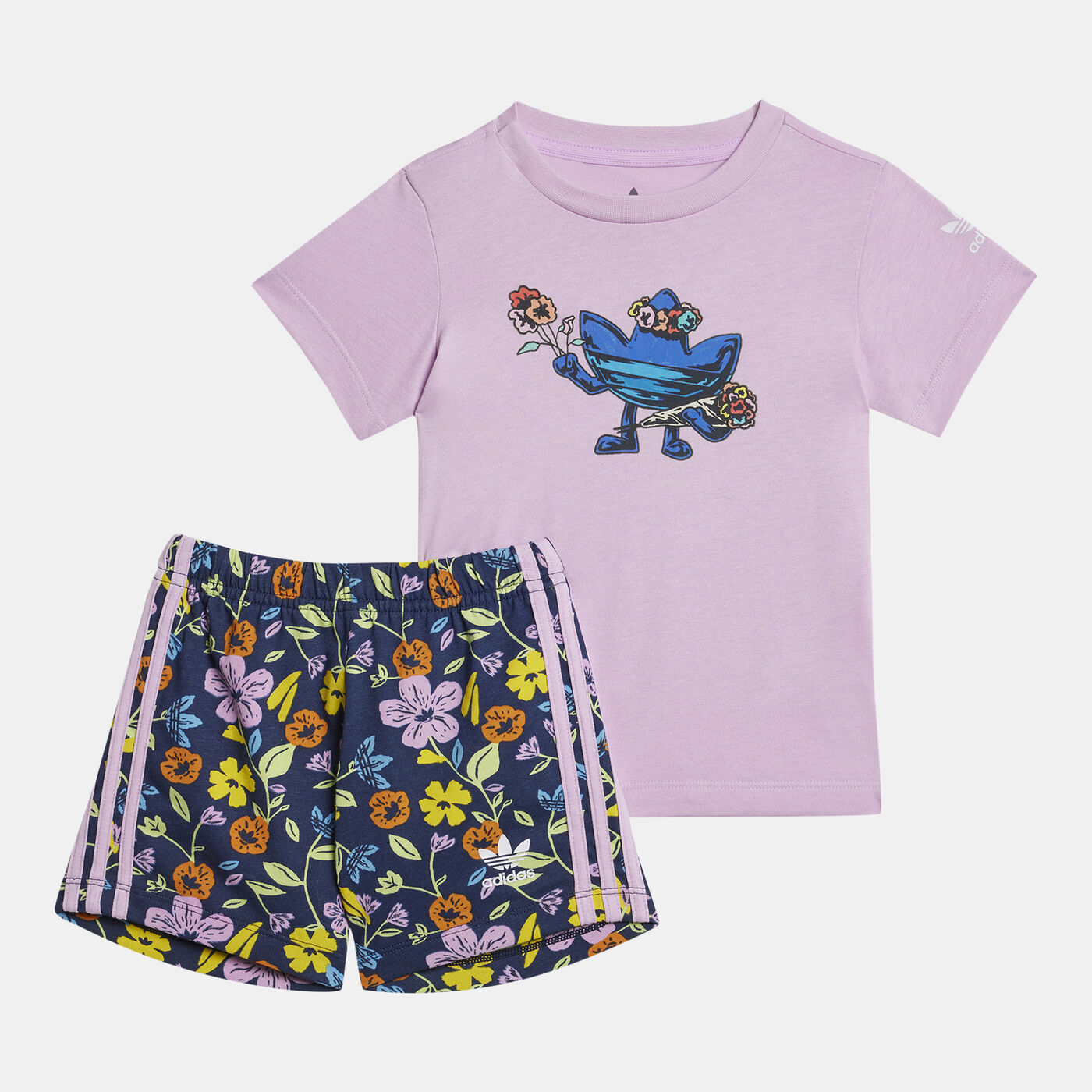 Kids' Floral T-Shirt and Shorts Set