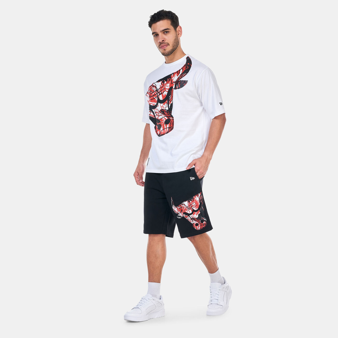 Men's NBA Chicago Bulls Infill Graphic Shorts