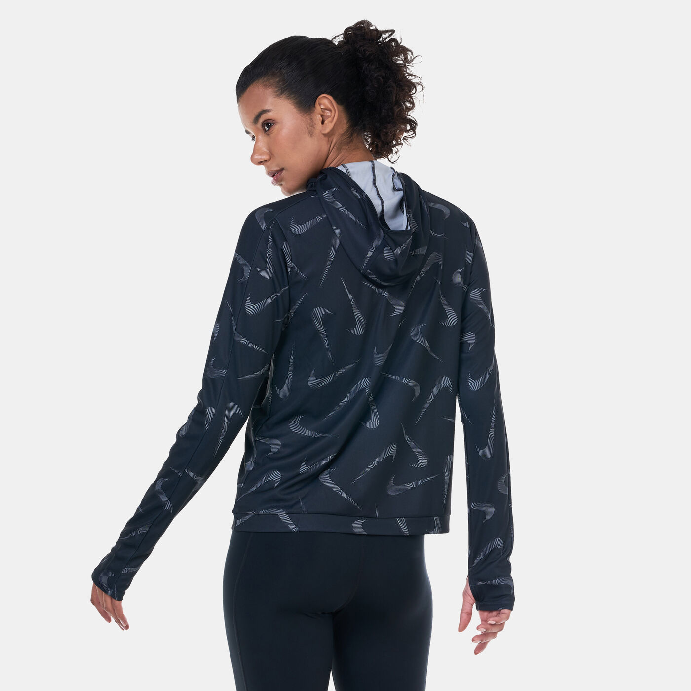 Women's Swoosh Printed Running Hoodie