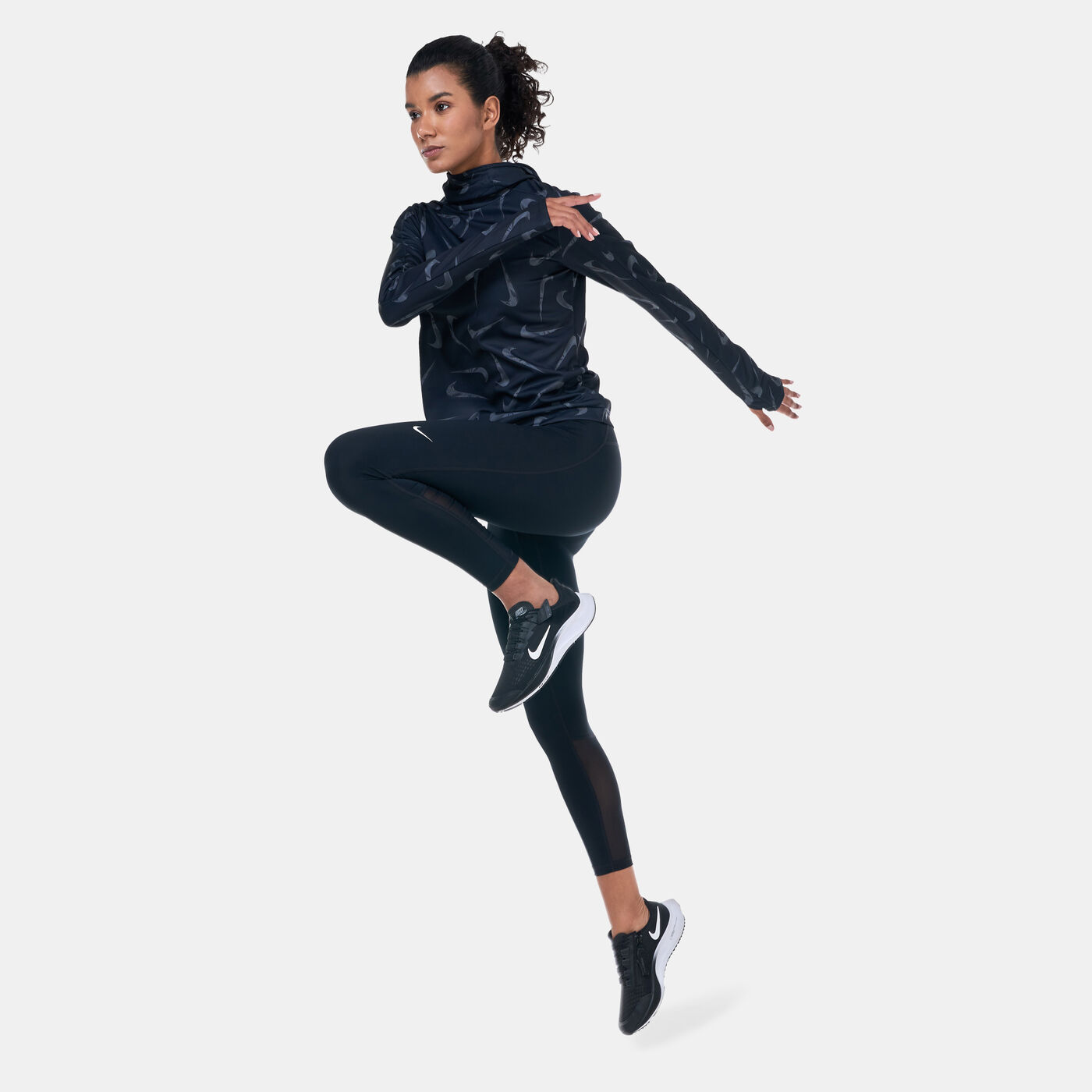 Women's Swoosh Printed Running Hoodie