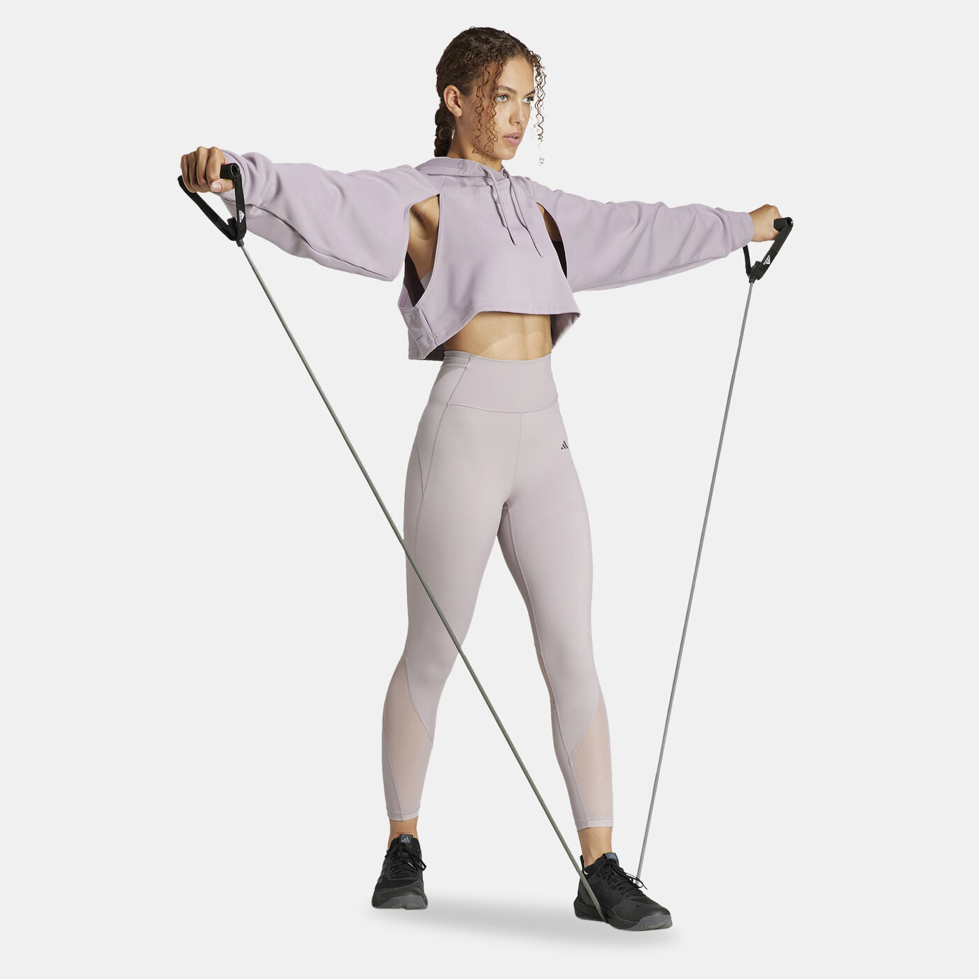 Women's HIIT AEROREADY Crop Training Hoodie