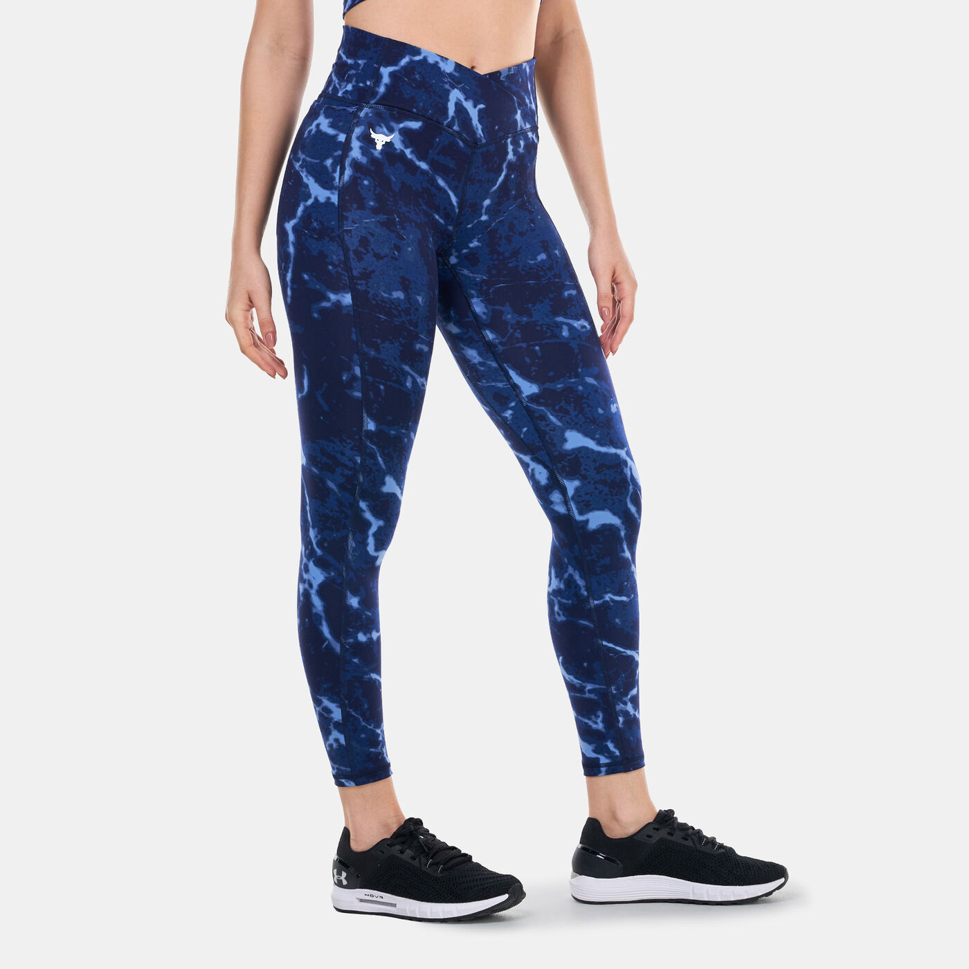 Women's Project Rock Crossover Lets Go Printed Ankle Leggings