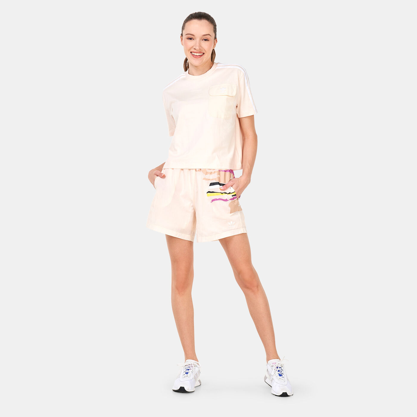Women's Adicolor Classics Poplin Back T-Shirt
