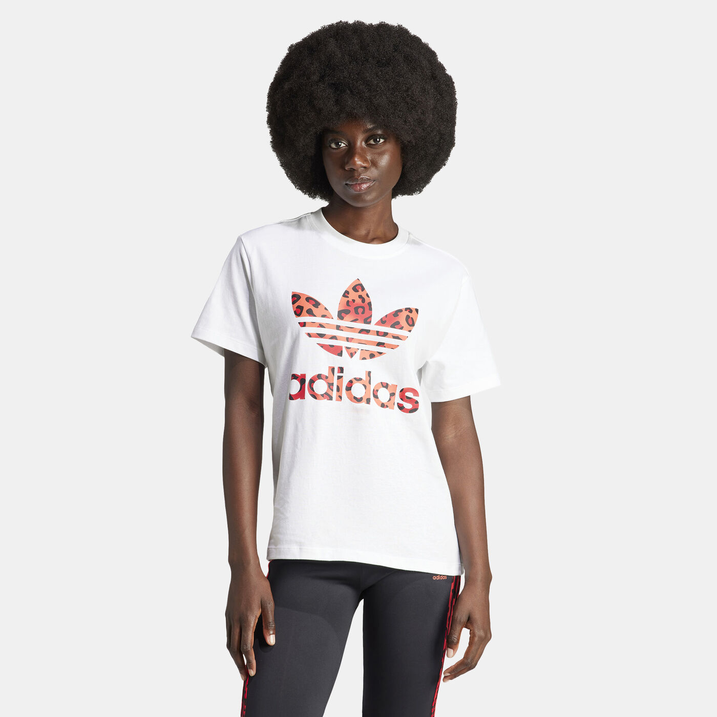 Women's Originals Leopard Luxe Trefoil T-Shirt