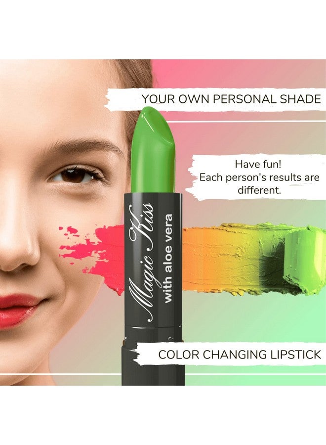 Lipstick Set Aloe Vera Color Changing Green