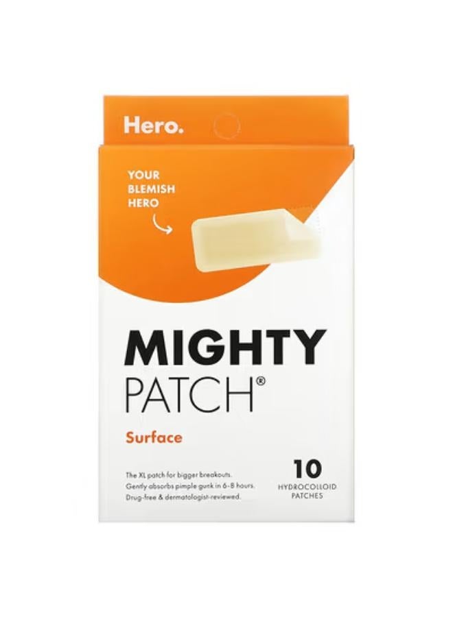Mighty Patch, Surface, 10 Hydrocolloid Patches