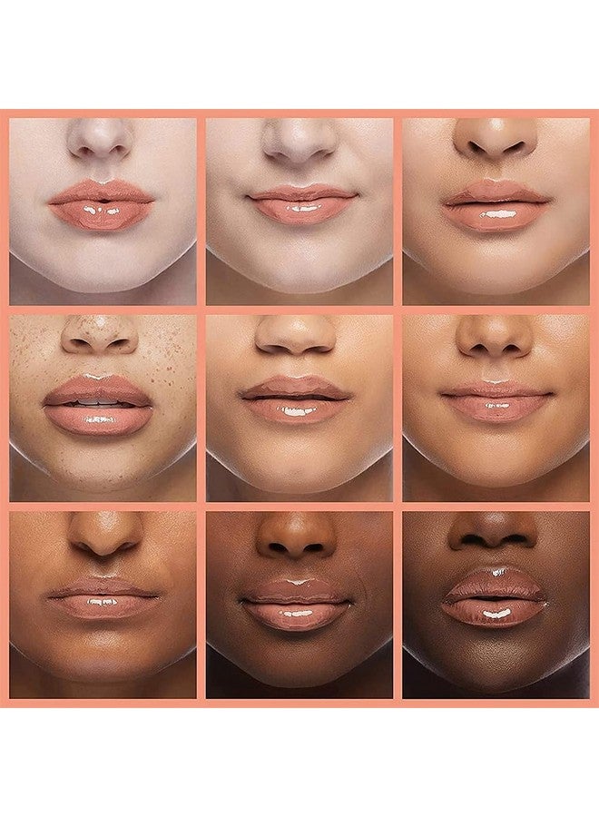 Hydrating Lip Glow Oil Moisturizing Lip Glow Oil Nourishing Glossy Transparent Lip Oil Plumping Lip Oil Lip Balm Nonsticky Tinted Toot Lip Balm For Lip Care (Clear) 0.2 Oz